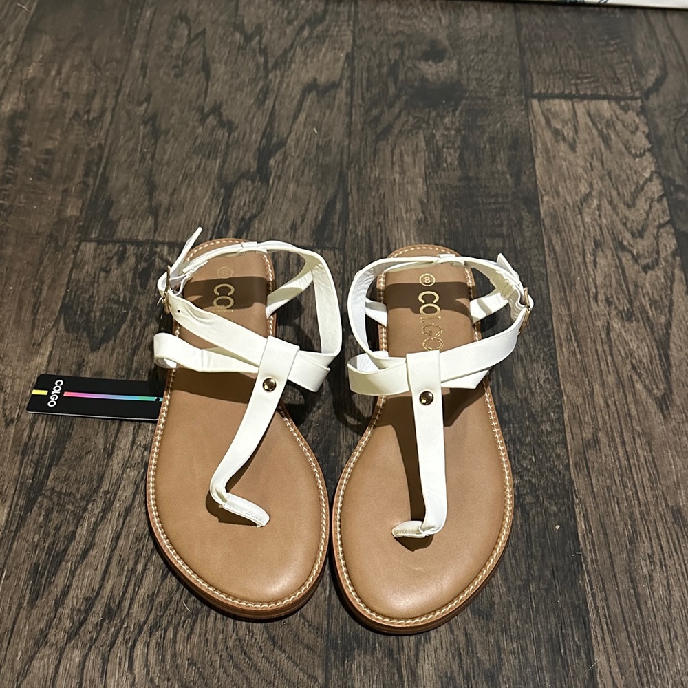 Women's Cream Sandals